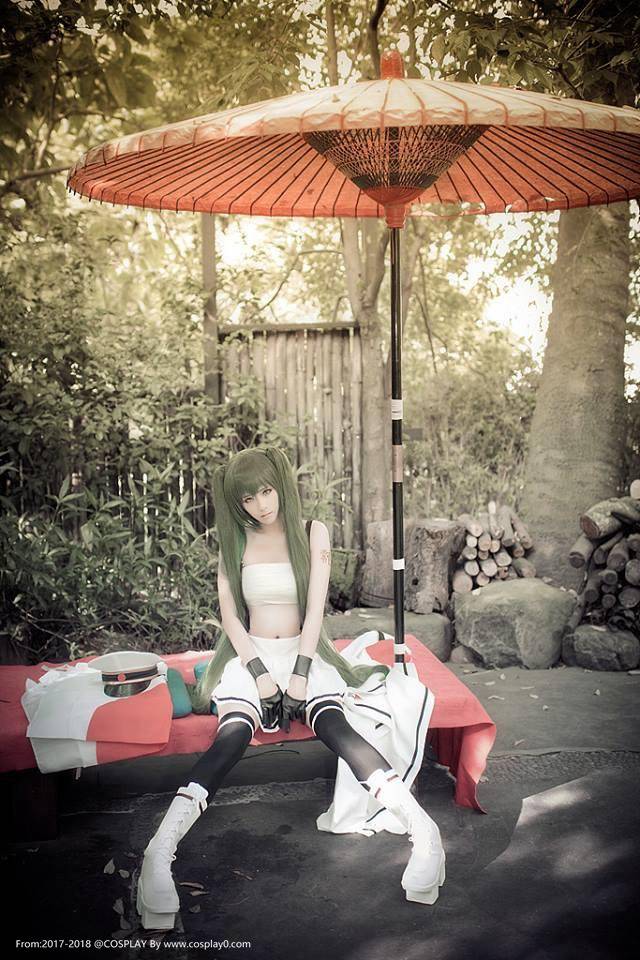 ACG双马尾萝莉小学生初音未来Cosplay美女写真图片(图8)