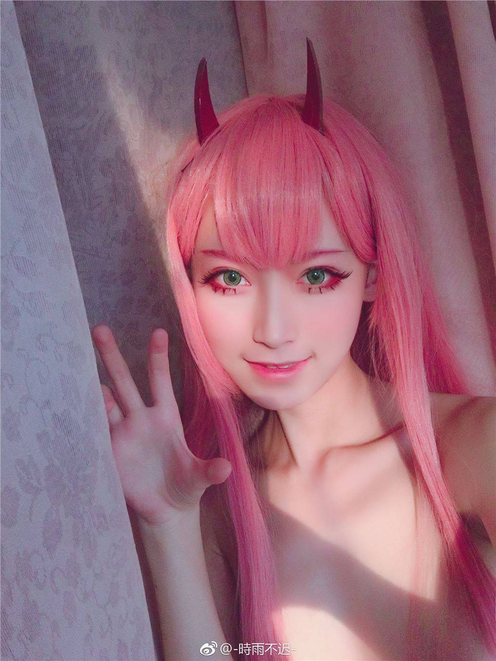 Zero Two Cosplay -时雨不迟-(图4)
