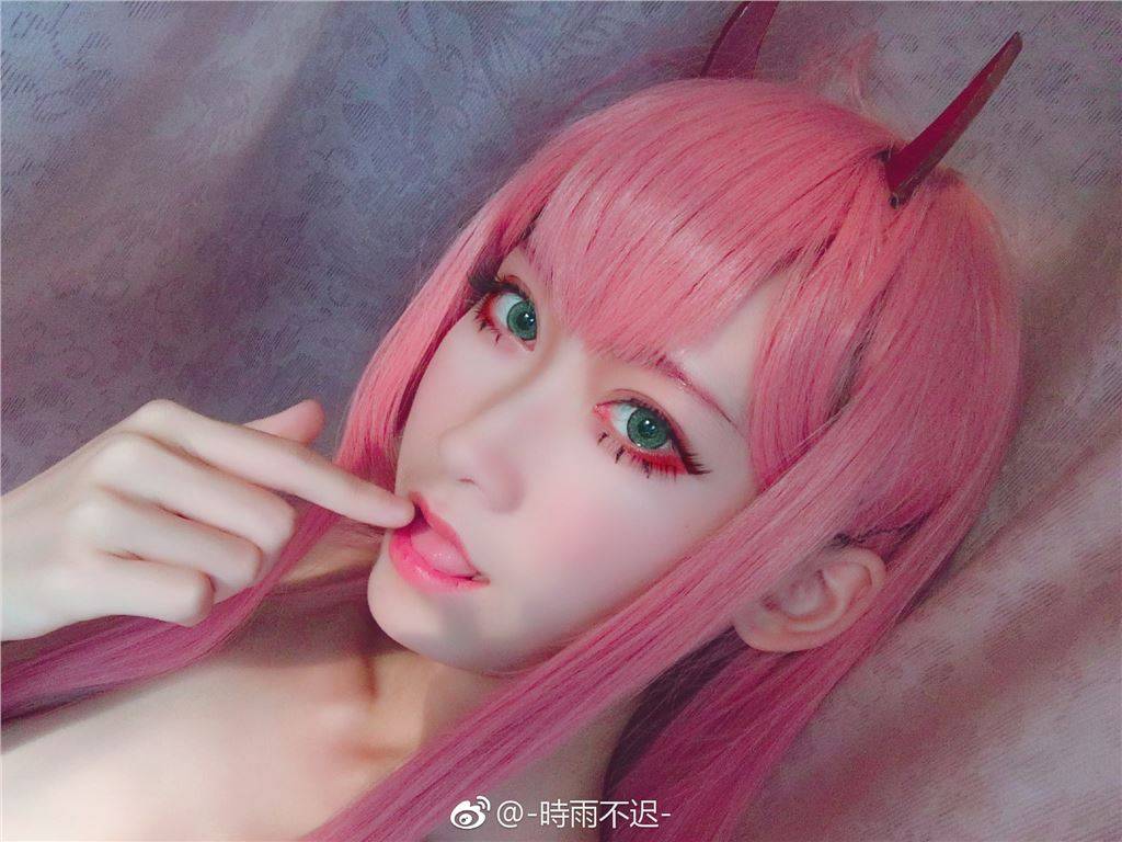Zero Two Cosplay -时雨不迟-(图5)