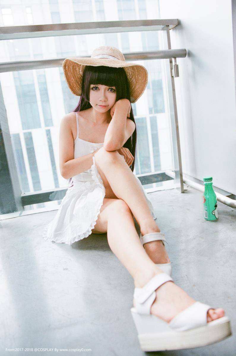 漫展白金x五更琉璃黑猫萝莉连衣裙唯美Cosplay图片(图8)