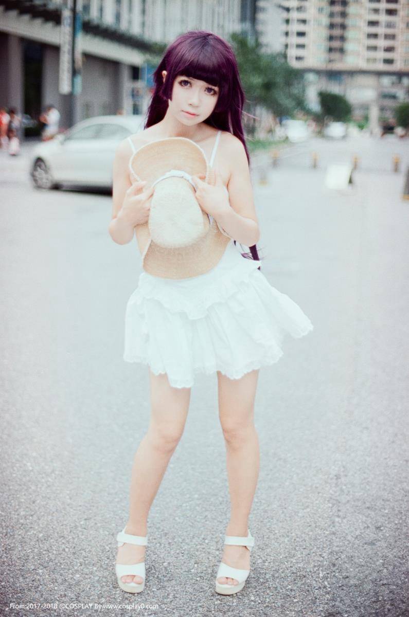 漫展白金x五更琉璃黑猫萝莉连衣裙唯美Cosplay图片(图9)