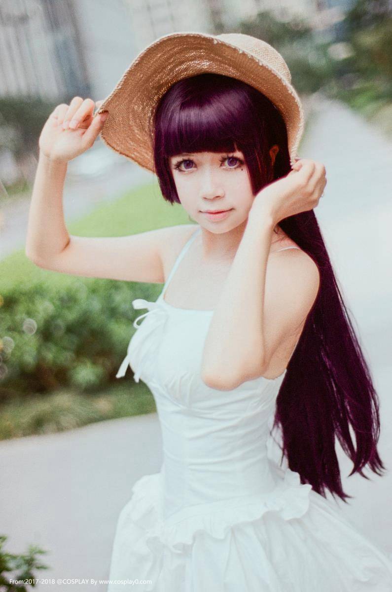 漫展白金x五更琉璃黑猫萝莉连衣裙唯美Cosplay图片(图3)