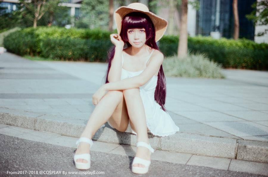 漫展白金x五更琉璃黑猫萝莉连衣裙唯美Cosplay图片(图11)