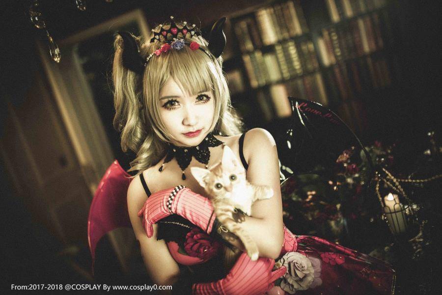 南小鸟万圣节小恶魔觉醒萝莉同人Cos美女图片大全(图5)