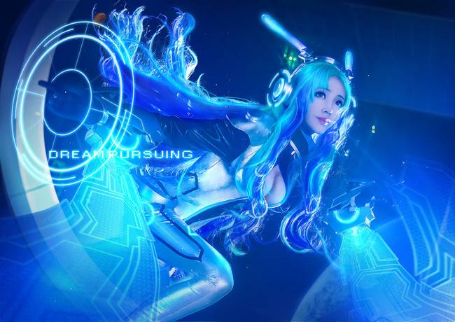 王者荣耀女英雄貂蝉逐梦之音Cosplay(图9)
