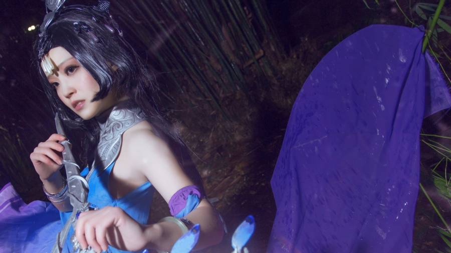 剑网3千蝶绕笛蛊无形秦风毒萝Cosplay(图5)
