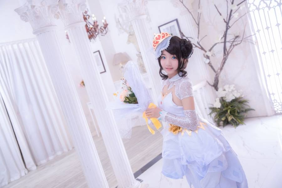 [COS正片]王者荣耀Cosplay萝莉小乔花嫁同人(图6)