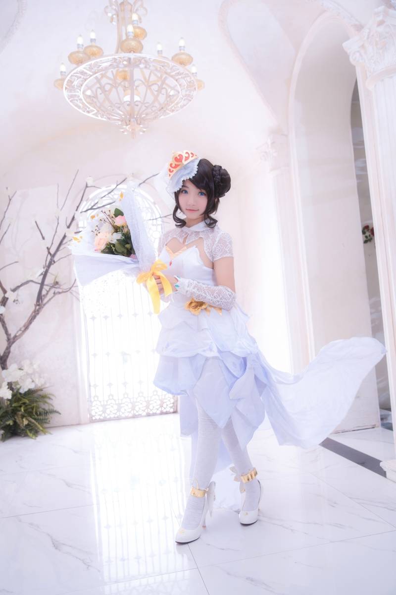 [COS正片]王者荣耀Cosplay萝莉小乔花嫁同人(图2)