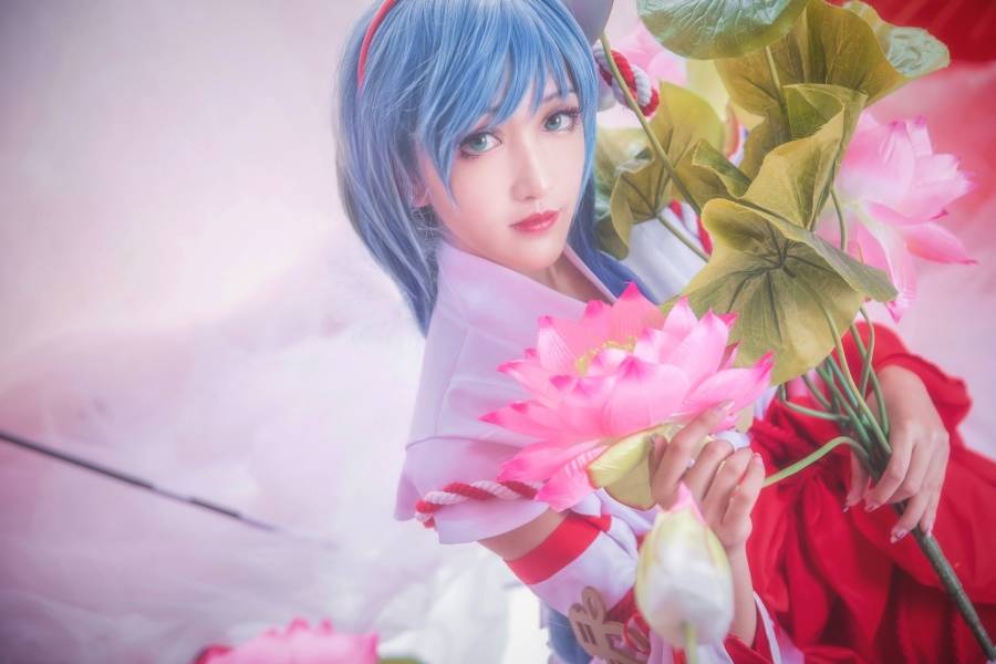 美古风美女Cosplay王者荣耀女英雄大乔(图3)