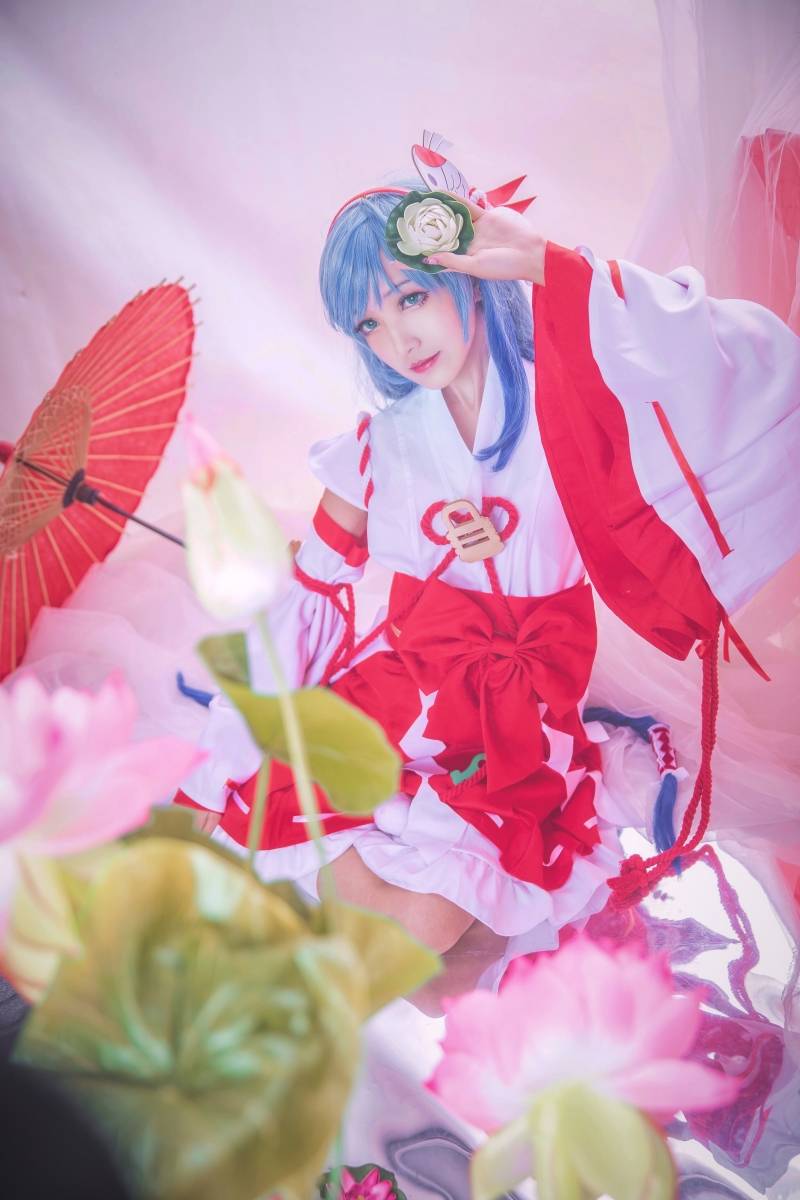 美古风美女Cosplay王者荣耀女英雄大乔(图6)