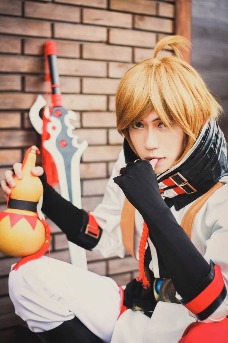 [COS正片]帅气小哥哥Cosplay王者荣耀李白同人(图2)