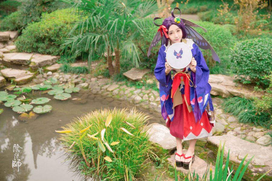 Coser-黑川-阴阳师手游Cosplay蝴蝶精可爱萝莉(图6)