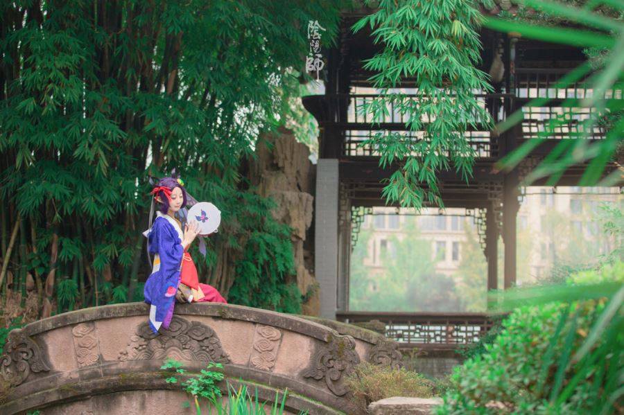 Coser-黑川-阴阳师手游Cosplay蝴蝶精可爱萝莉(图5)