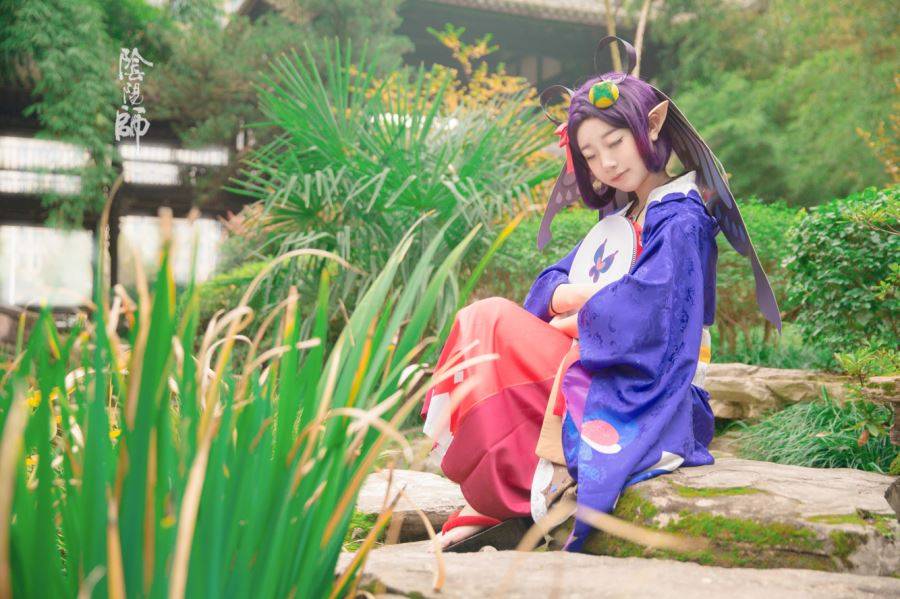 Coser-黑川-阴阳师手游Cosplay蝴蝶精可爱萝莉(图7)