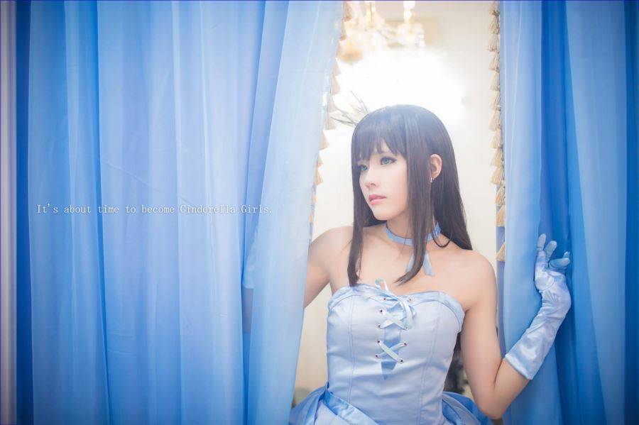清纯美女连衣裙涩谷凛Cos唯美写真图片赏析(图5)