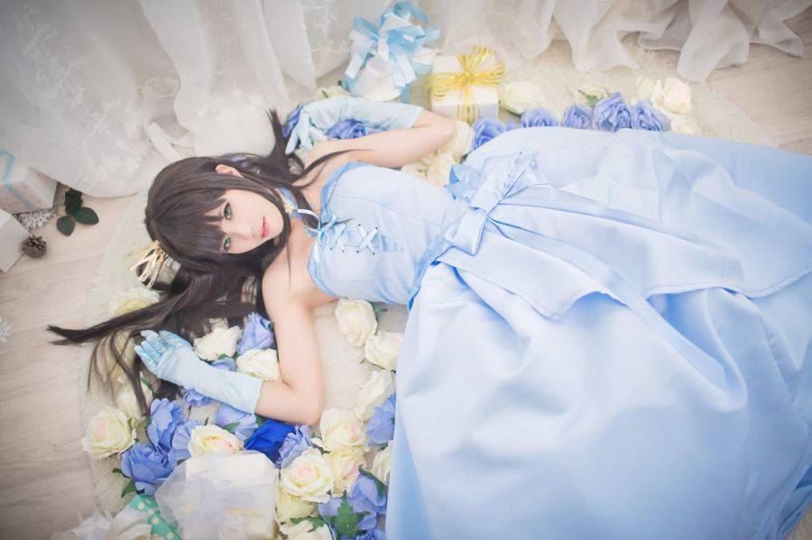 清纯美女连衣裙涩谷凛Cos唯美写真图片赏析(图8)