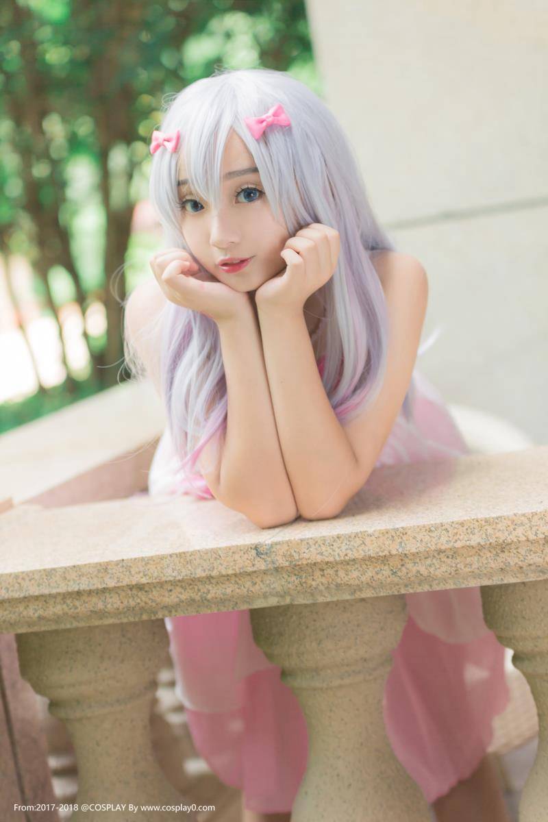 埃罗芒阿老师和泉纱雾萌妹子连衣裙Cosplay(图2)