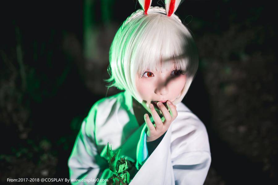 阴阳师萌萌哒式神山兔可爱萝莉和服Cosplay(图7)