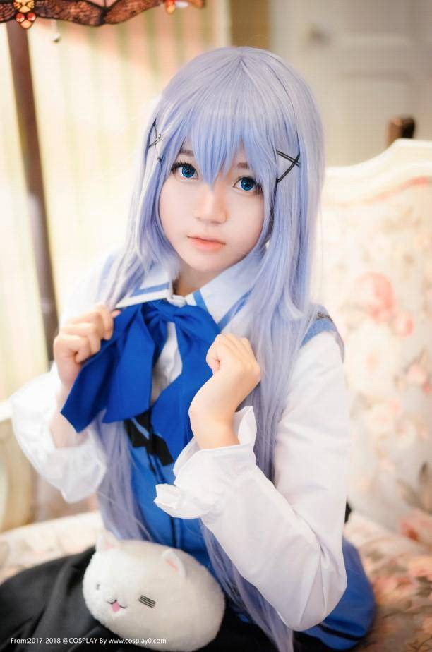 可爱制服萝莉Coser桜桃喵香风智乃Cosplay(图2)