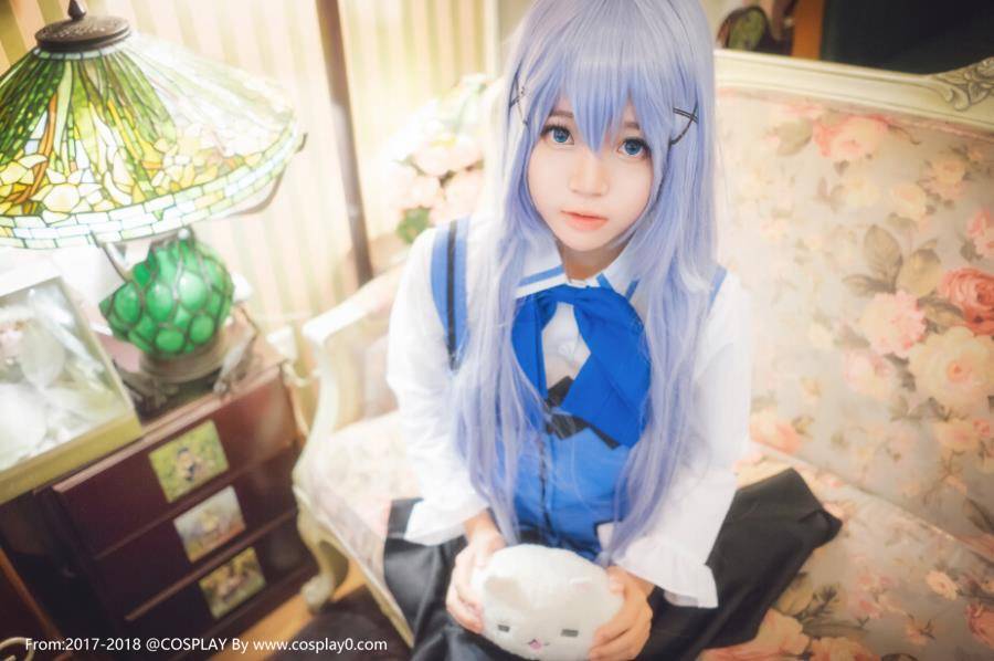 可爱制服萝莉Coser桜桃喵香风智乃Cosplay(图4)