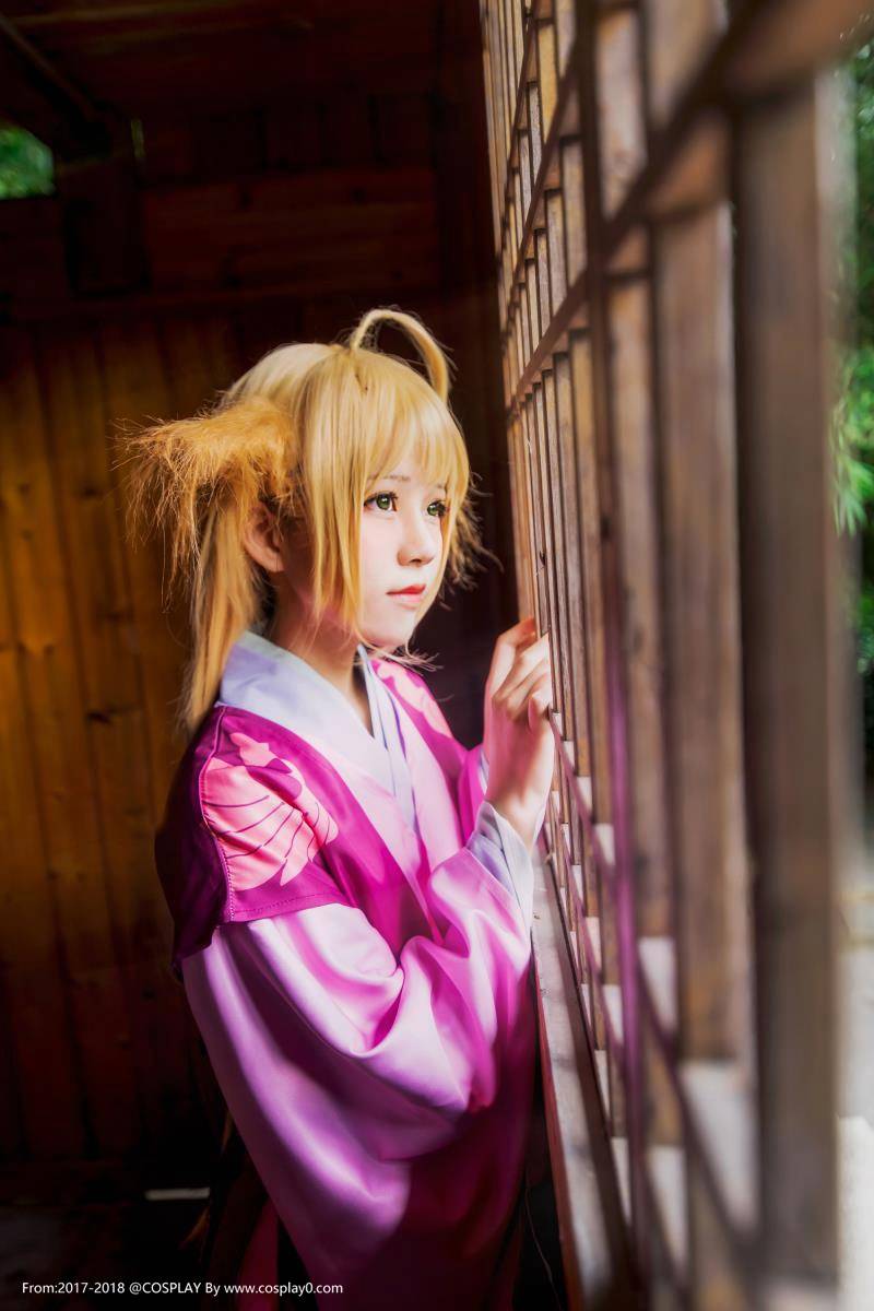 兽耳萝莉桜桃喵扮演狐妖小红娘涂山苏苏Cosplay(图4)