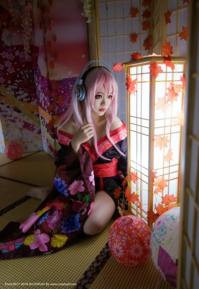 动漫美女少女超级索尼子无圣光和服Cosplay番号(图9)