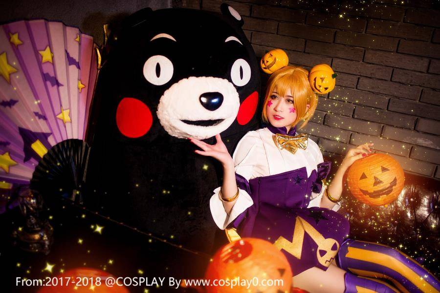 王者荣耀万圣节前夜小乔Cosplay萝莉(图3)