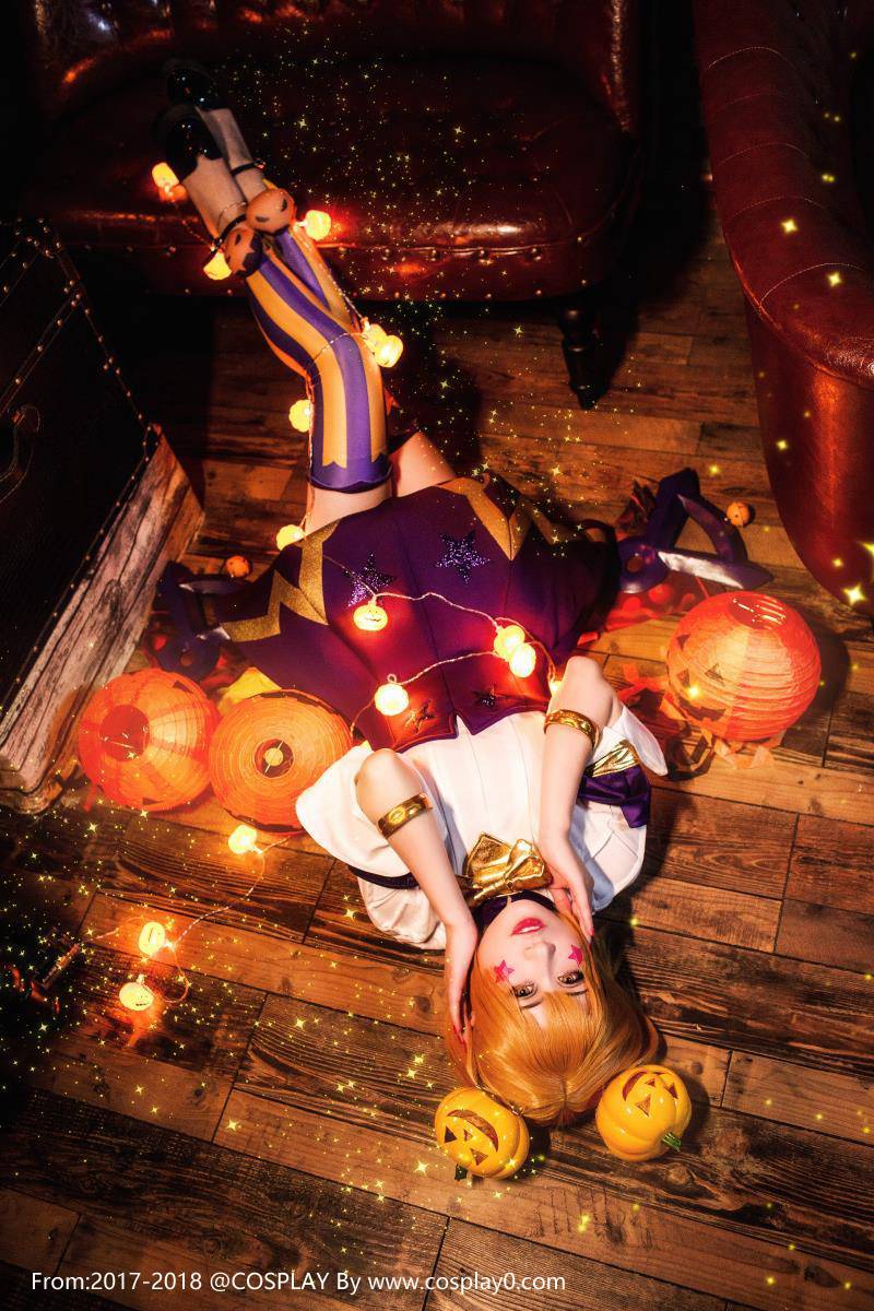 王者荣耀万圣节前夜小乔Cosplay萝莉(图7)