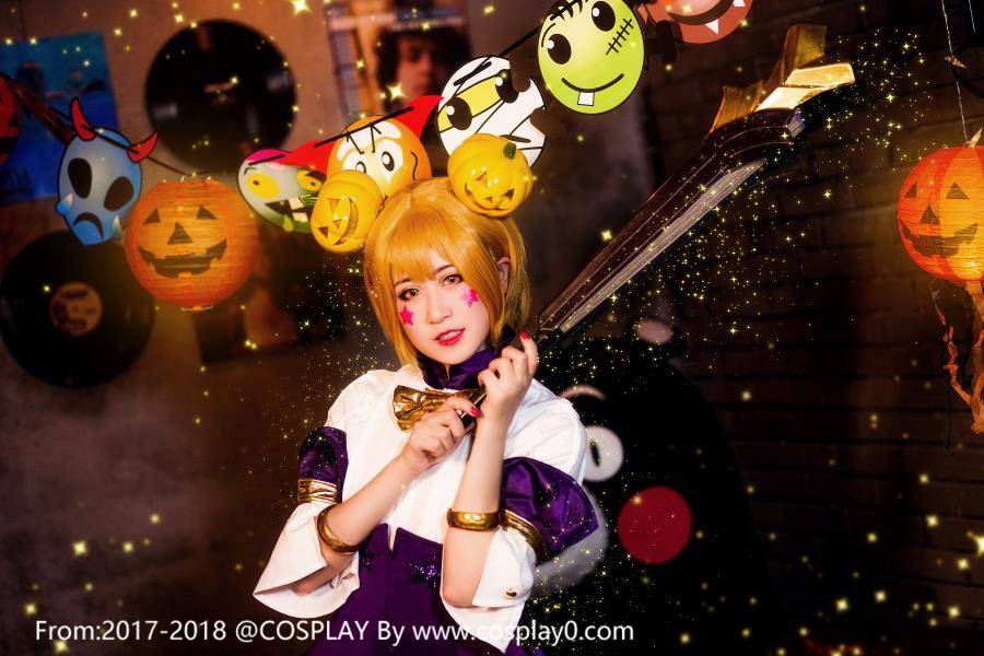 王者荣耀万圣节前夜小乔Cosplay萝莉(图5)