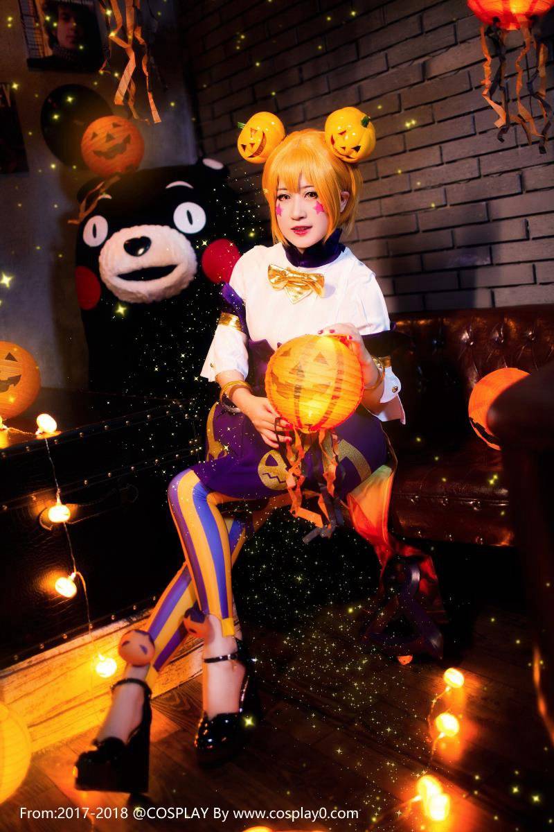 王者荣耀万圣节前夜小乔Cosplay萝莉(图6)
