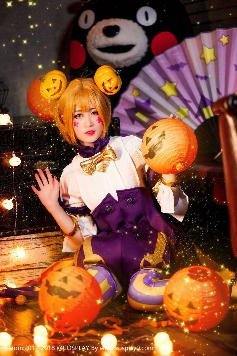 王者荣耀万圣节前夜小乔Cosplay萝莉(图9)