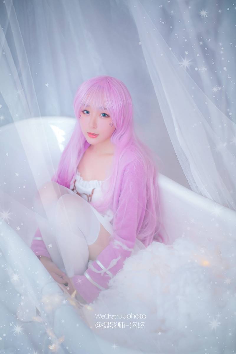 粉嫩美少女扮演neko猫雨乃雅日Cosplay(图4)