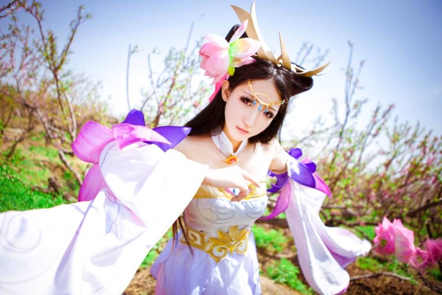 王者荣耀Cos女英雄貂蝉古风美女(图9)