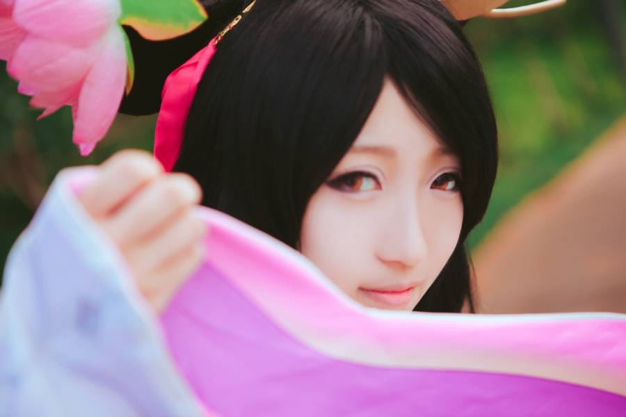 王者荣耀Cos女英雄貂蝉古风美女(图7)