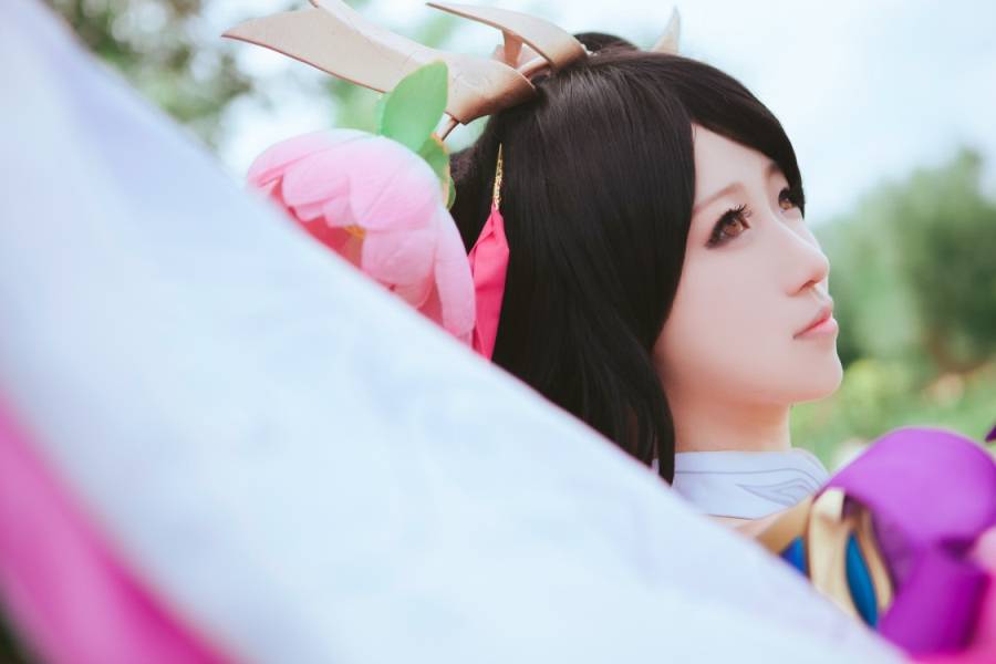 王者荣耀Cos女英雄貂蝉古风美女(图11)