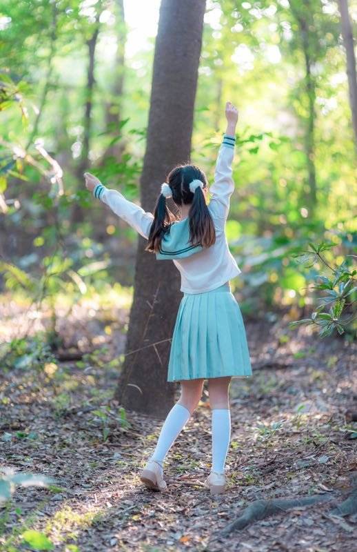 二次元萌妹子学生制服日常JK制服(图7)