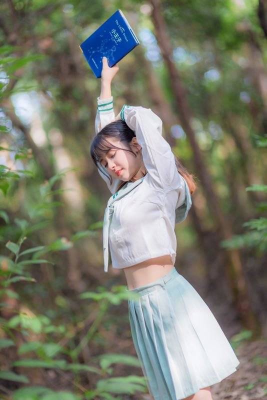 二次元萌妹子学生制服日常JK制服(图6)