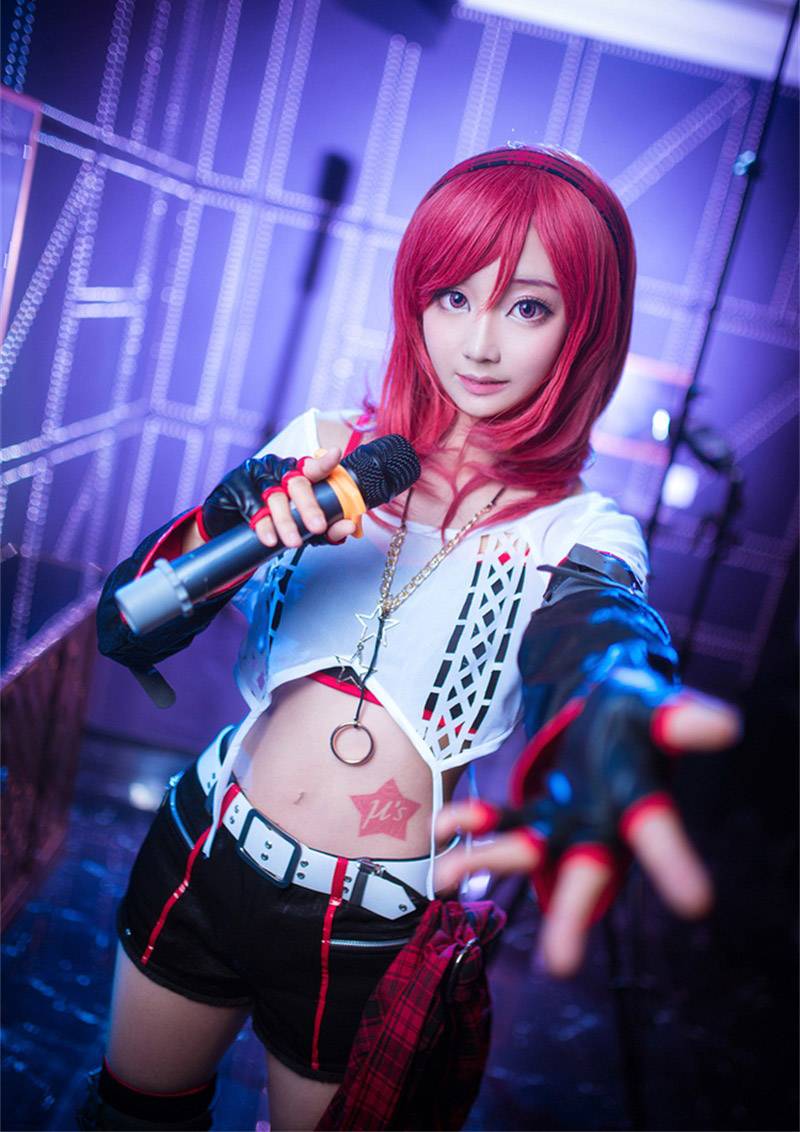 日本动漫女主角西木野真姬真人Cosplay(图5)