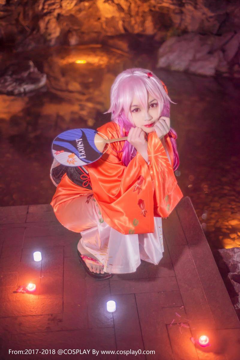 萝莉汐颜玲Cosplay罪恶王冠楪祈和风浴衣同人本子 (图2)
