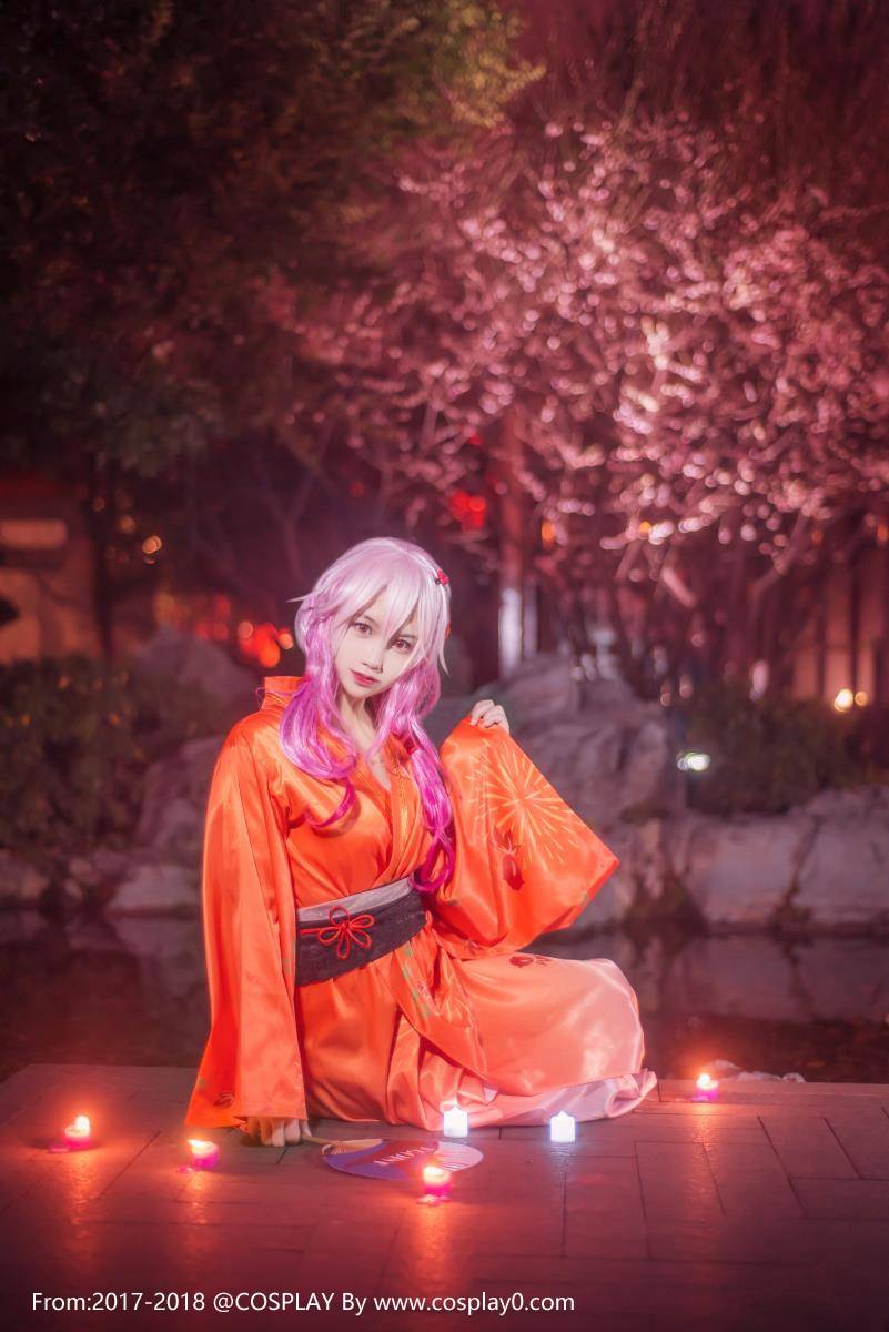 萝莉汐颜玲Cosplay罪恶王冠楪祈和风浴衣同人本子 (图3)