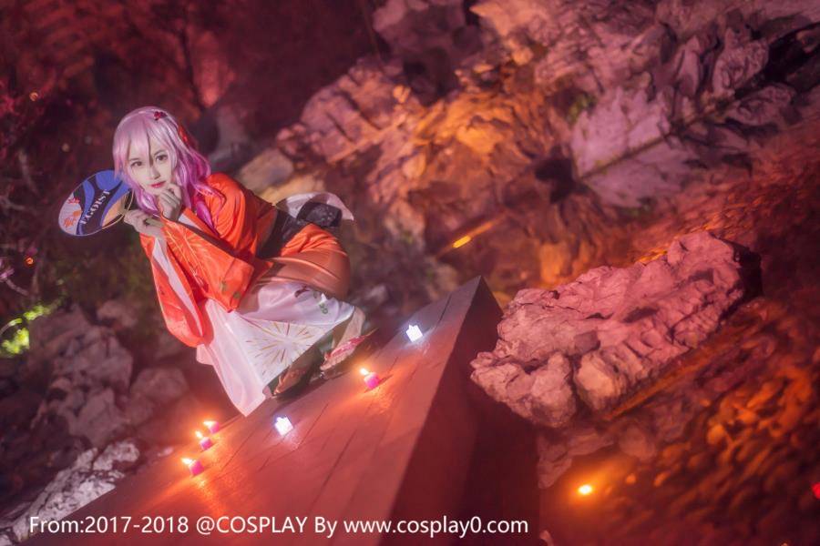 萝莉汐颜玲Cosplay罪恶王冠楪祈和风浴衣同人本子 (图9)