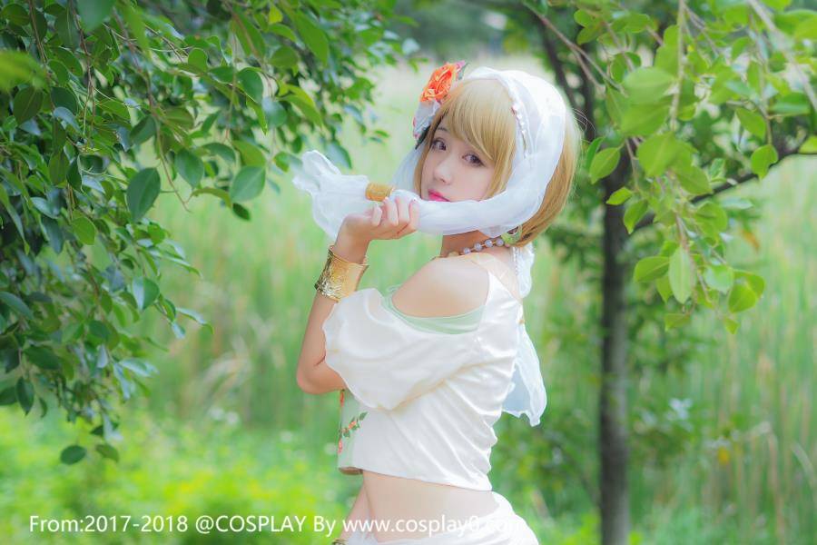 二次元萌妹子LoveLive小泉花阳舞娘Cosplay(图6)