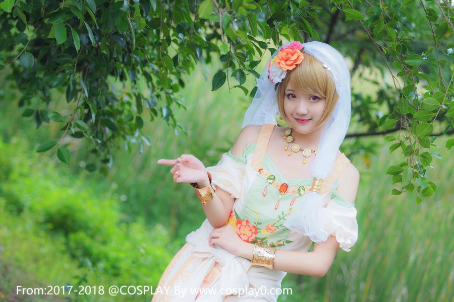 二次元萌妹子LoveLive小泉花阳舞娘Cosplay(图5)