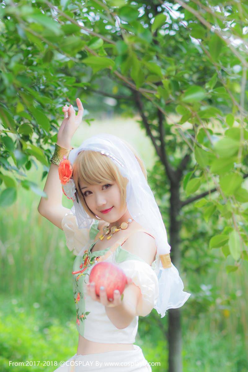 二次元萌妹子LoveLive小泉花阳舞娘Cosplay(图3)