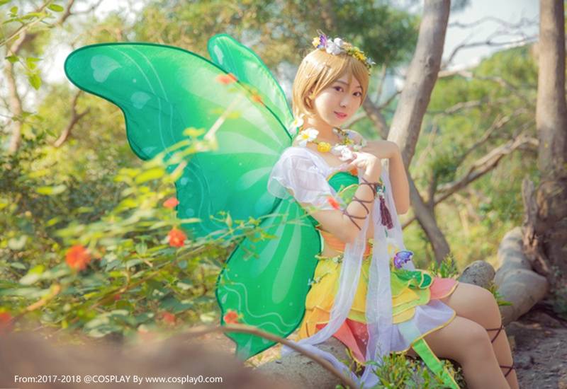 萌妹子小泉花阳同人花仙子Cosplay(图3)