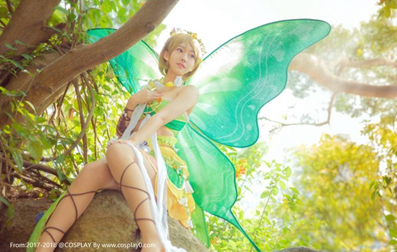 萌妹子小泉花阳同人花仙子Cosplay(图7)