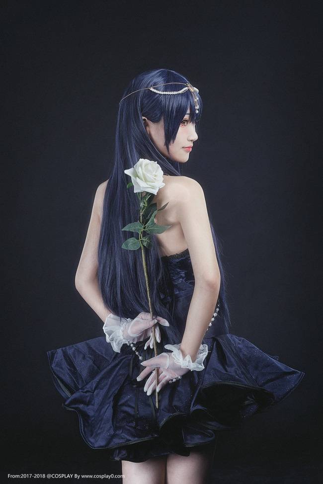 LoveLive缪斯女神园田海未美腿诱惑Cosplay(图9)
