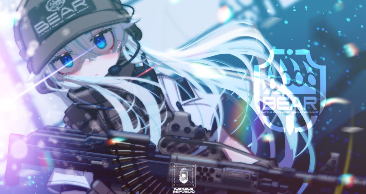 [Pixiv精选]正中红心！机关枪和少女插画特辑(图3)