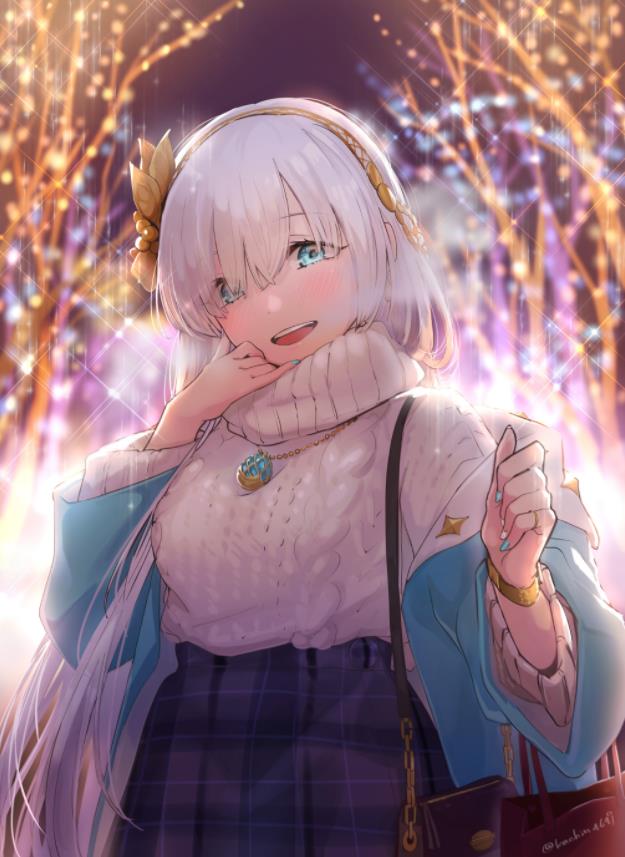 [Pixiv精选] 冬季夜晚的亮点之一！彩灯插画特辑(图5)
