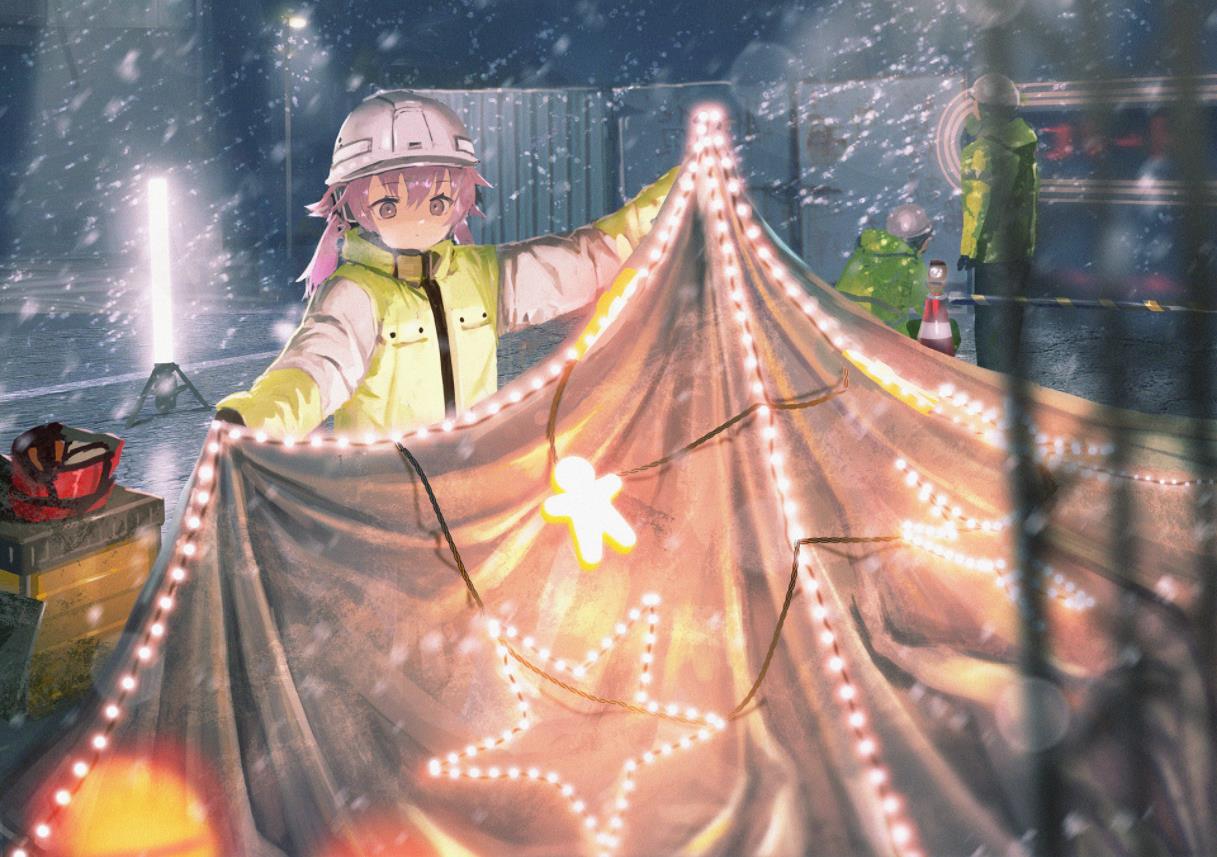 [Pixiv精选] 冬季夜晚的亮点之一！彩灯插画特辑(图10)